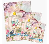 Daphne's Diary Notebook Set of 3 Vintage | 3 Colorful, Inspiring Notebooks with Lined Paper (A4, A5, A6) | Perfect for Creative Ideas, Notes & Planning