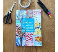 Daphne's Diary Scrap Book I | 50 Pages with The 100 Most Beautiful Designs | Scrap Booking Supples Kit, Aesthetic Notebook & Self Care Journal for Women