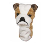 Daphne's Novely Headcover - Bulldog,Brown-White