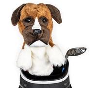Daphne's Novely Headcover - Boxer,Brown-White
