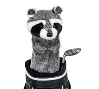 Daphne's Novely Headcover - Raccoon, grey, white, black