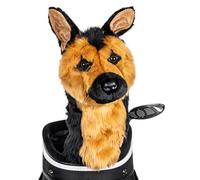 Daphne – Novelty Golf Driver Headcover – German Shepherd – Unisex Adult – Brown