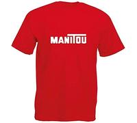 DAPING JIA Manitou T-Shirt Forklift Telehandler Various Red M