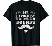 DAPING JIA My Hypocrisy Knows No Bounds Western Doc Holiday T-Shirt Black XL