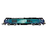Dapol 4D-022-027 Class 68 Intrepid 68002 new DRS Logo OO Gauge