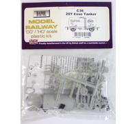 Dapol Model Railway 20 Ton Esso Tanker Plastic Kit - OO Scale 1/76