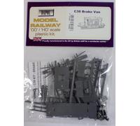 Dapol Model Railway BR Brake Van Plastic Kit - OO Scale 1/76