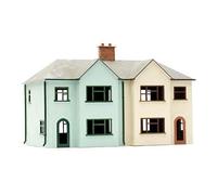 Dapol Model Railway Semi Detached Houses Plastic Kit - OO Scale 1/76