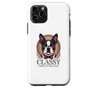 Dapper Boston Terrier, Classy Since Forever Case for iPhone 11 Pro