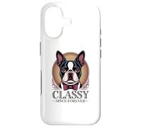 Dapper Boston Terrier, Classy Since Forever Case for iPhone 17