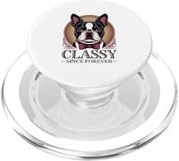 Dapper Boston Terrier, Classy Since Forever PopSockets PopGrip for MagSafe