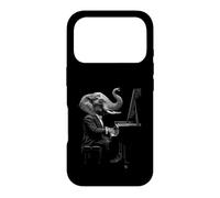 Dapper Elephant Playing Piano Case for iPhone 17 Pro