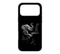 Dapper Elephant Playing Piano Case for iPhone 17 Pro Max