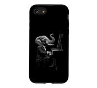 Dapper Elephant Playing Piano Case for iPhone SE (2020) / 7/8