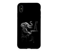 Dapper Elephant Playing Piano Case for iPhone XS Max