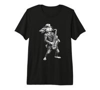 Dapper Rabbit Saxophone Jazz Premium T-Shirt