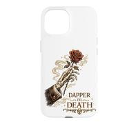Dapper Til Death Skeleton Rose Gothic Halloween Art Case for iPhone 15