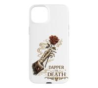 Dapper Til Death Skeleton Rose Gothic Halloween Art Case for iPhone 15 Plus