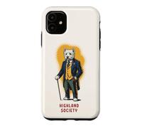 Dapper Westie Dog Highland Society Gentleman Case for iPhone 11
