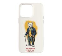 Dapper Westie Dog Highland Society Gentleman Case for iPhone 15 Pro Max