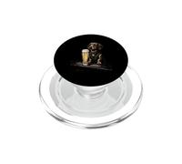 Dapper Wirehaired Dachshund Dog Beer Lover PopSockets PopGrip for MagSafe