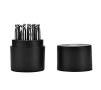 Dapping Tools, 17PCS Dapping Punches Jewelry Dapping Tools Jewelry Goldsmithing Manufacturing Doming Tool Dapping Block Punch