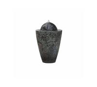 Easy Fountain Dappled Column Water Fountain, Glassfibre Reinforced Concrete (GRC), Natural, One Size