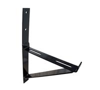 DAPRONA Grate Support for roof Step and Grate, Wall mounting Black 25cm, roof Steps for Chimney sweeps, Safe Chimney Access