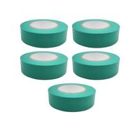 Daptez ® Green Electrical Tape 19mmx33m Pack Of 5 Strong Self-adhesive Pvc Insulation Tape For Insulating, Repairing And Protecting Electrical Wires