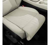 Dapucarin Car Seat Extender Leg Extender Support Cushion for Driver Seats Office Chair, Leather Auto Bottom Seat Protector Cover with Leg Extender, Car Seat Cushion Legs Rest Pads, Gray