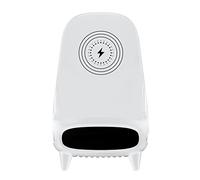 Dapuly Compatible with Android iOS Smartphone Mini Chair Shape 15W Wireless Fast Charger Multipurpose USB-C Charger Stand Universal Tablet Phone Stand Holder with Musical Speaker