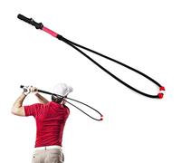 Dapuly Golf Swing Training Aid Rope, Portable Golf Swing Trainer Training Adjustable Handle Golf Posture Movement Correction Indoor Golf Training Equipment for Golf Club Beginners