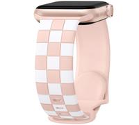 DaQin Checkered Band Compatible with Apple Watch Bands for Women 40mm 41mm 42mm 38mm Men, Cute Soft Silicone Dressy Designer Strap Repalacement Wristbands for iWatch Bands Series 10 SE 9 8 7 6 5 4 3 2