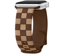 DaQin Checkered Band Compatible with Apple Watch Bands for Women 40mm 41mm 42mm 38mm Men, Cute Soft Silicone Dressy Designer Strap Repalacement Wristbands for iWatch Bands Series 10 SE 9 8 7 6 5 4 3 2