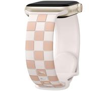DaQin Checkered Band Compatible with Apple Watch Bands for Women 40mm 41mm 42mm 38mm Men, Cute Soft Silicone Dressy Designer Strap Repalacement Wristbands for iWatch Bands Series 10 SE 9 8 7 6 5 4 3 2