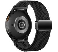 DaQin One Click Magnetic Braided Bands for Samsung Galaxy Watch 7 Band 6 5 4 FE 40mm 44mm/Galaxy Watch 6 4 Classic 47mm 43mm 42mm 46mm/Active 2/5 Pro/3, 20mm Elastic Nylon Sport Strap Women Men