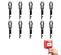 DAQUN 10 Pcs Black Call Point Test Key, Universal Call Point Test Key Compatible with KAC - for Fire Safety Checks and Maintenance