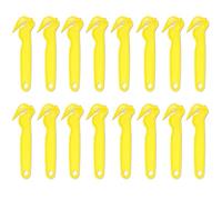 DAQUN 16 Pcs Yellow Box Opener Tool, Box Cutters, The Ideal Tool for Warehouse, Shipping Office, Easy Cut Cardboard, Tape, Bulk Pack, Quick and Efficient Package Opening