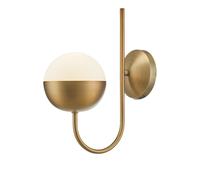Dar Andre Wall Light - Aged Brass