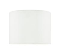 Dar Boris Cotton Drum Lamp Shade 20cm - White