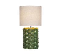 Dar Jayden Ceramic Table Lamp - Glazed Green