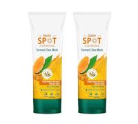 Dar.k Spot Clearing Turmeric Face Wash | Reduce dark spots in 7 days | Organically sourced & Cold-pressed turmeric | 100ml (Pack of 2)