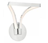 Dar Lighting Dar Killian Single Light LED Wall Fitting In Polished Chrome Finish