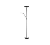 Dar Lighting Dar Victor LED Mother and Child Floor Lamp In Matt Black Finish