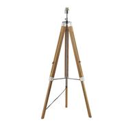dar lighting EAS4943 Easel Tripod Floor Lamp Polished Chrome Base Only - Light Wood