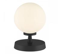 dar lighting ESB4122-02 Esben Touch Table Lamp Matt Black with Opal Glass