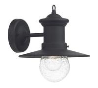 dar lighting SED1522 Sedgewick 1 Light Lantern Black Down Facing IP44
