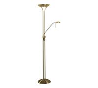 Dar Montana Floor Lamp - Antique Brass