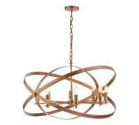 Dar Nitya 8 Light Pendant Light - Copper