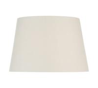 DAR S1099 Cream Cotton Tapered Drum Shade 45Cm